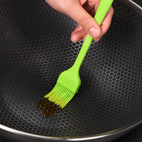 Ensemble d'ustensiles de cuisson en silicone 5 pièces résistant à la chaleur avec fouet, pinceau à badigeonner, spatules et spatule à retourner pour la pâtisserie et la cuisine