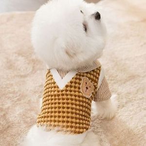 Vêtements d'hiver mignons pour chiots de petite taille, <span class=keywords><strong>pull</strong></span> en polaire chaud et confortable pour chien pour l'été et le printemps - Product Image 4
