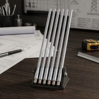 Antenne LoRa extérieure omnidirectionnelle en fibre de verre 915 MHz étanche à gain élevé 6 dBi avec connecteur femelle de type N 50