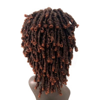 Nouvelle Arrivée Perruque Synthétique Tressée Fausses Locs au Crochet Résistante à la Chaleur avec Sangle Réglable et Bonnet en Maille Élastique Prix de Gros Prêt à l'emploi