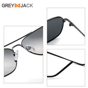 Gafas de Sol Polarizadas para Hombre, Modelo Grey Jack, Montura Cuadrada Completa, Lentes TAC con Protección UV400, Estilo Moderno para Conducir - Product Image 1