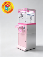 Machine à griffes miniature personnalisée OEM ODM avec éclairage LED et design transparent pour jeu d'arcade