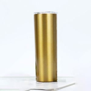Gobelet isotherme droit 600 ml en acier inoxydable avec couvercle, motif paillettes arc-en-ciel, 20 oz, idéal comme cadeau - Product Image 3