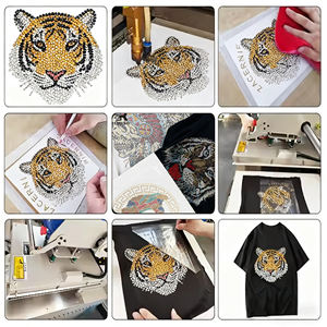 Vente en gros 300 + Couleur Hotfix Flatback Strass Cristal Strass 2mm-6mm Verre Strass en vrac en vrac - Product Image 6