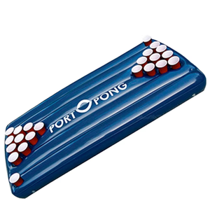 Mesa de Beer Pong Inflable de PVC Resistente, Colchón Flotante, Juegos de Beber Plegables, Balsa Flotante, Tumbona para Fiestas Acuáticas de Verano - Product Image 4