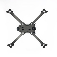 YSIDO 533 200mm 5 pouces Cadre de drone de course en fibre de carbone Cadre en fibre de carbone de type X Kit séparé pour drone quadricoptère FPV Five33 RC