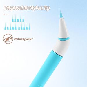 <span class=keywords><strong>Limpiador</strong></span> <span class=keywords><strong>Interdental</strong></span> Eléctrico con Cabezales de Repuesto Desmontables, Funciona con Batería, Diseño Compacto para el Cuidado Bucal Diario y Uso en Viajes - Product Image 4