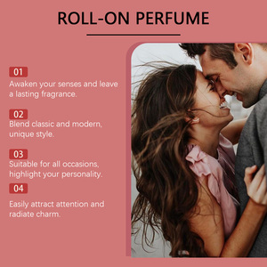 Huile de parfum roll-on 10ml Seduce Him, parfum floral fruité, attirance charmante, format voyage, pour femme et unisexe. - Product Image 4