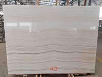 Prix économique Onyx Vanille Ivoire Grandes dalles polies pour revêtement mural 2.83kg/m3 SL-S-0064 Stonelink +/- 1mm Meilleures ventes Turquie