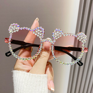 Korean Version Children's Cute and Fashionable UV Resistant <strong>Sunglasses</strong> <strong>for</strong> Taking Photos - Product Image 5