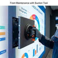 Panel LED P2.9/P2.6/P1.9 para Ferias Comerciales, Exhibiciones, Negocios de Autoservicio, Texto, Gabinete de Aluminio Ligero, Fondo de Escenario