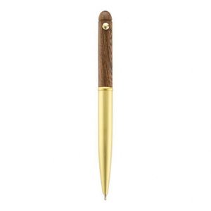 Practical Classic Wooden Gel <b>Pens</b> Custom Logo Brass Metal Ballpoint Signature <b>Pens</b> Eco-Friendly Blue Red Ink Colors for Gifts - Product Image 6