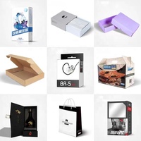 Cable USB personalizado para auriculares inalámbricos, caja de papel de embalaje para teléfono móvil, Cable de datos USB con mango
