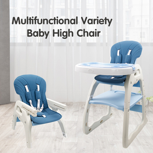 Chaise haute bébé double couche avec assise réglable, siège d'apprentissage, chaise droite, table de jeu 2-en-1 - Product Image 3