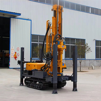 Machine à Diesel KY Petite Machinerie de Construction 100m 180m 200m Rig de Forage de Puits d'Eau DTH à Vendre