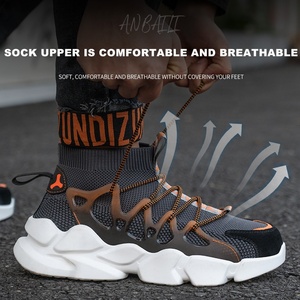Botas de seguridad para el trabajo para hombre y mujer, zapatillas ligeras e informales indestructibles, zapatos de seguridad deportivos - Product Image 4