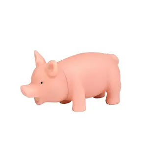 BX059 Cartoon Toy Super Cute Mini Rubber Pig Baby Bath Toy for Kid Water Bath Toys Pink Stress Release