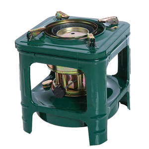 Réchaud à kérosène intégré 8 brûleurs, vert militaire, portable, pour camping extérieur, cuisson et chauffage, carburant diesel, 2-3 personnes - Product Image 4