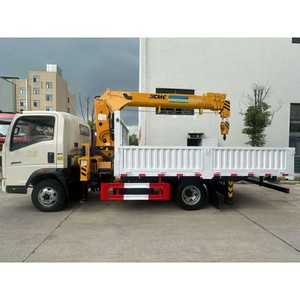 รถบรรทุกติดเครน Sinotruk Howo 4x2 รถเครนไฮดรอลิก  รับน้ำหนัก 4 ตัน 5 ตัน - Product Image 3