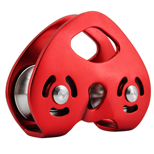 Polea de <span class=keywords><strong>escalada</strong></span> de polea doble de doble eje para coche de Cable de aleación de aluminio de alta resistencia con polea de coche de Cable de buena estabilidad - Product Image 4