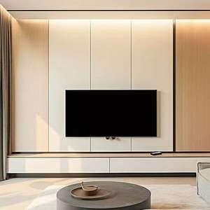Modern Minimalist Style <b>Wooden</b> TV <b>Cabinet</b> with Removable Storage <b>for</b> <b>Living</b> <b>Room</b> Decor and Wall Mounting - Product Image 2