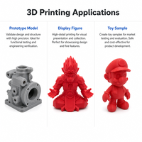 Printer 3D OEM, Layanan Filamen Pencetakan 3D, Perlengkapan Industri, Perangkat Printer Profesional, Multiwarna, SLM, SLA