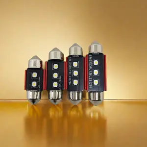 Acessórios populares para carros automotivos, lâmpada LED para automotivo Canbus, acessório para festão interior C5W 28mm 31mm 36mm 39mm 41mm 44mm