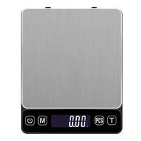 Balance numérique professionnelle de haute précision 3 kg 0,1 g pour bijoux, café, cuisine, aliments, mini balance à grammes pour l'or