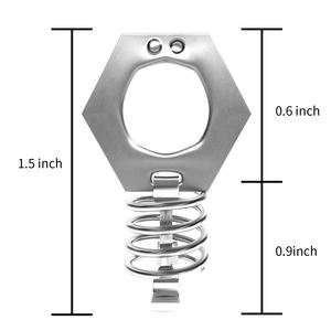 Lot de 2 serrures à came en acier inoxydable argenté pour chauffe-eau, fixation et loquet de porte pour camping-car et <span class=keywords><strong>caravane</strong></span> - Product Image 4
