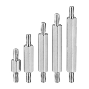 Double-ended Stainless Steel Copper Brass M3 M4 M5 M6 M2 Male Female <strong>Thread</strong> Pcb Cylinder Hex Spacer <strong>Standoffs</strong> - Product Image 2