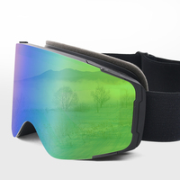 Haute qualité TPU cadre lentille magnétique patinage Sport lunettes de soleil Logo personnalisé lunettes de snowboard lunettes de ski