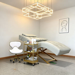 Lit <span class=keywords><strong>de</strong></span> Luxe Courbé pour Cils, Chaise <span class=keywords><strong>de</strong></span> Salon <span class=keywords><strong>de</strong></span> Beauté, <span class=keywords><strong>Table</strong></span> <span class=keywords><strong>de</strong></span> <span class=keywords><strong>Massage</strong></span> pour Spa, Lit Facial pour Salon - Product Image 2