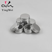 Mini boîte en aluminium écologique vide pour baume à lèvres, lotion, cosmétiques, savon, pilules, aliments, conteneur de stockage