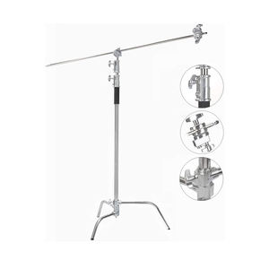 3.3M regolabile pesante C Stand fotografia C-stand gamba magica stabile in acciaio inox luce foto - Product Image 3