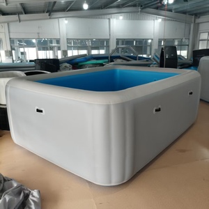 <span class=keywords><strong>Piscine</strong></span> <span class=keywords><strong>gonflable</strong></span> à double paroi en tissu Drop Stitch, <span class=keywords><strong>structure</strong></span> rigide et stable, imperméable et anti-déchirure pour adultes et enfants - Product Image 5