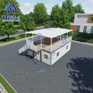 Bán buôn đúc sẵn <span class=keywords><strong>Tiny</strong></span> 20ft 40ft mở rộng container nhà prefab vận chuyển nhà phòng tắm Granny phẳng - Product Image 2