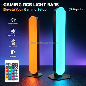 Manual remote control desktop adjustable RGB ambient <b>light</b> <b>USB</b> powered 16 colors single color decorative <b>light</b> ABS backplate 5V - Product Image 1