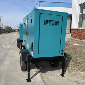 Silent Type Mobile <b>Power</b> Station 15KW 20KW 24KW 30KW 40KW 50KW <b>Generator</b> Set With High Speed Trailer DC-30GF Mobile <b>Power</b> Statio - Product Image 4