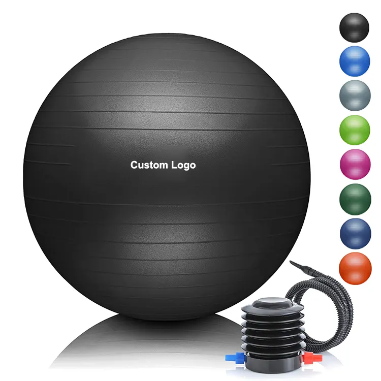 ZJFIT New Fashion Fitness gonfiabile Anti Burst Training PVC personalizzato stampato esercizio palestra Yoga Ball