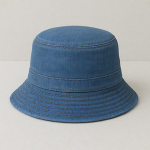 Chapeau Bob en Denim Signature Broderie Personnalisée de Haute Qualité Thaïlande - Product Image 3