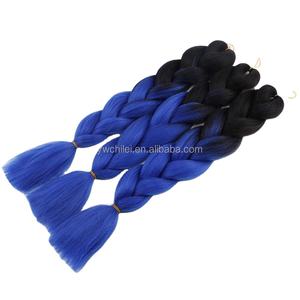Extensions de <span class=keywords><strong>cheveux</strong></span>, tresses <span class=keywords><strong>Afro</strong></span> Jumbo en deux tons avec couleur ombré, 24 pouces, 24 pièces - Product Image 2