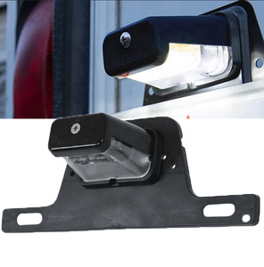 HST-20714 1PC <span class=keywords><strong>plaque</strong></span> d'immatriculation Led blanche avec lumière <span class=keywords><strong>plaque</strong></span> d'immatriculation support de lumière barre de montage pour camion avec supports de <span class=keywords><strong>plaque</strong></span> d'immatriculation - Product Image 1