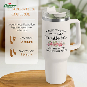 Vaso de 40oz, versión definitiva, mezcla de colores texturizado, mango de agarre cómodo con pajita desmontable y tapa - Product Image 3