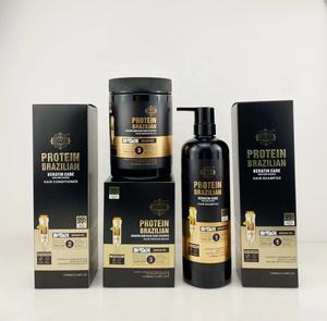 2023 Marque privée Protéine Botox Kératine Soins des cheveux soyeux Anti-perte Protection de la couleur Shampooing <span class=keywords><strong>et</strong></span> après-<span class=keywords><strong>shampoing</strong></span> - Product Image 3