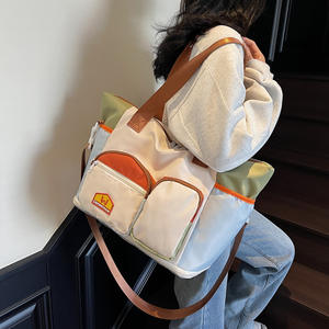 Sac de voyage extensible grande capacité avec séparation humide/sec, sac de sport/yoga tendance coréenne, sac d'hôpital de maternité - Product Image 4