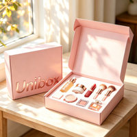 Cajas de Cartón Corrugado Ecológicas Personalizadas con Estampado en Lámina Plateada y Laminación Mate para Cosméticos y Embalaje de Exhibición para Minoristas