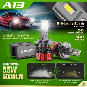 Bombillas LED <span class=keywords><strong>A13</strong></span> Mini H4 para Faros Delanteros, 110 W, 11600 LM, 6500 K, Alta Potencia, Canbus, Sin Errores, Plug and Play, Kit <span class=keywords><strong>de</strong></span> Lámparas para Automóvil - Product Image 2