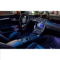Pour Ford Mustang : Éclairage d'ambiance intérieur automobile, amélioration de l'éclairage, bande LED lumineuse pour les sorties d'air