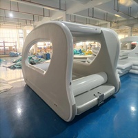 Nouvelle annonce : Bateau flottant électrique gonflable à deux étages Havospark HS-IB, capacité supérieure à 500 kg, plus de 10 passagers, autonomie de la batterie de 8 à 10 heures