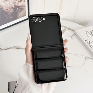 <span class=keywords><strong>Coque</strong></span> de téléphone en cuir PU matelassée <span class=keywords><strong>compatible</strong></span> avec Samsung Z <span class=keywords><strong>Flip</strong></span> 7 6 5 <span class=keywords><strong>4</strong></span> <span class=keywords><strong>3</strong></span> pour femmes - Product Image 1